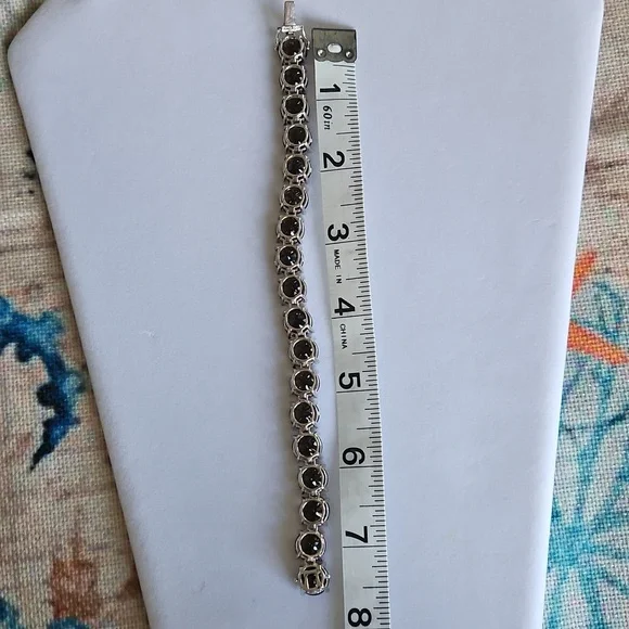 Smokey Quartz Tennis Bracelet